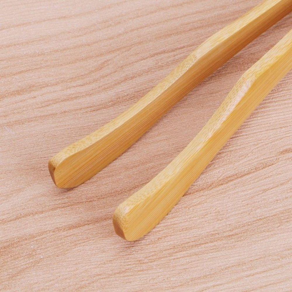 New Tong Food Toast Bacon Sugar Salad Clip Bamboo Wood Tweezer Tea Tongs