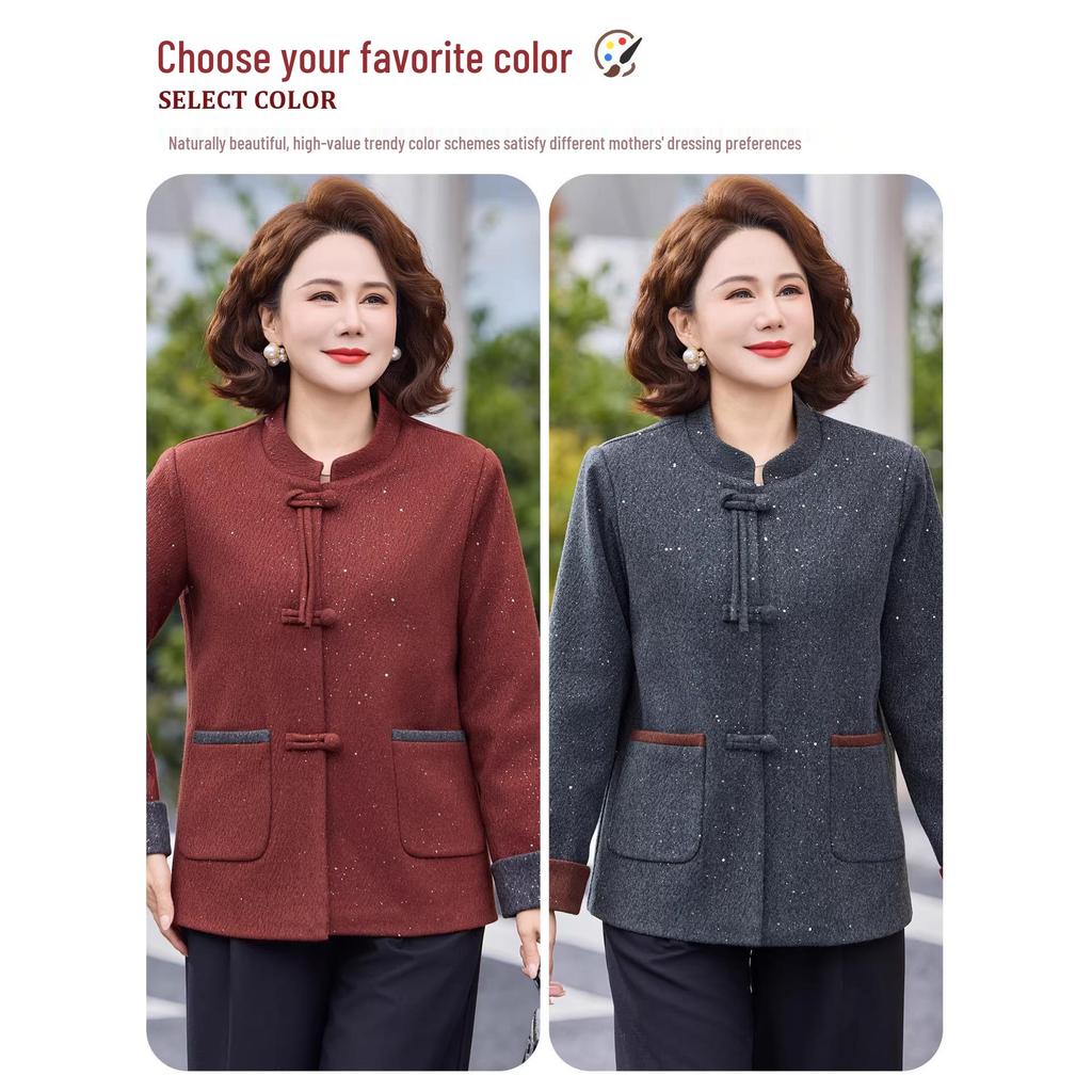 2026 Spring Jacket: Stylish Loose Outerwear for Middle-Aged Mothers