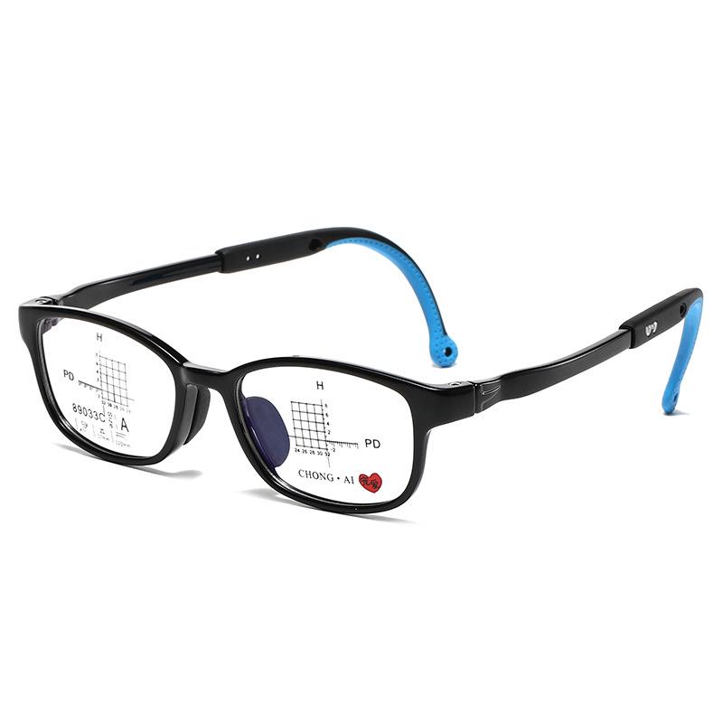 Unbreakable Kids' Silicone Myopia Glasses - Anti-slip, Transparent Frames for Boys and Girls, Prescription-Compatible