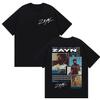 2026 Singer Zayn Malik Startway To The Sky Tour Koszulka Merch Unisex Damska Wysokiej Jakości Vintage Oversize Koszulki Streetwear