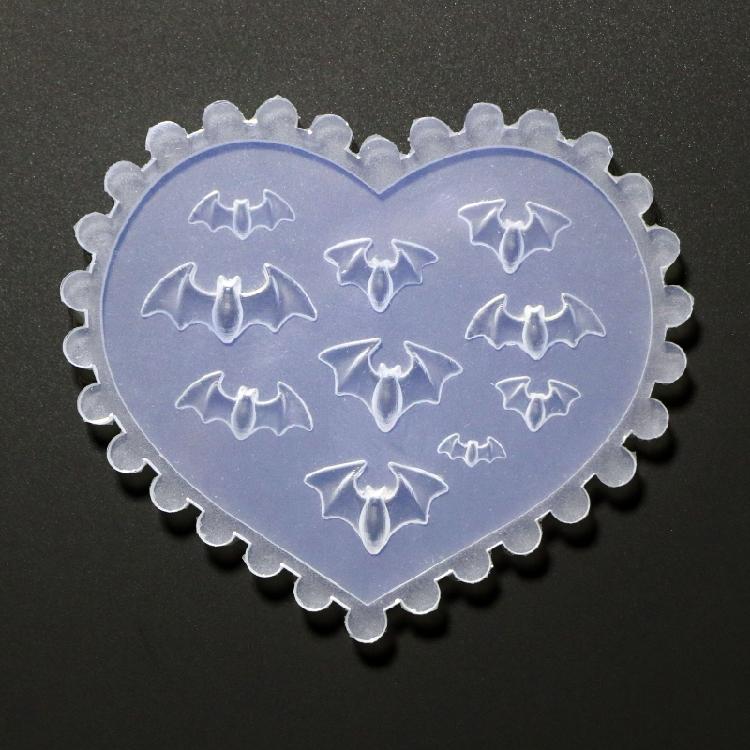 Nail Art Molds Resin Silicone Nail Art Casting Molds 3D Nail Charms Casting Mold