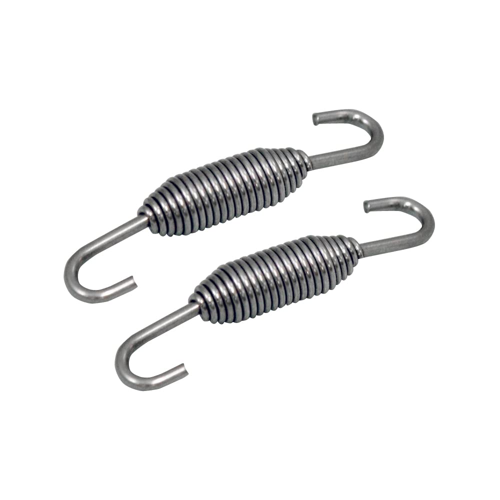 

MADMAX Muffler Springs, 2.6 inches (65 mm), Set of 2 срібний