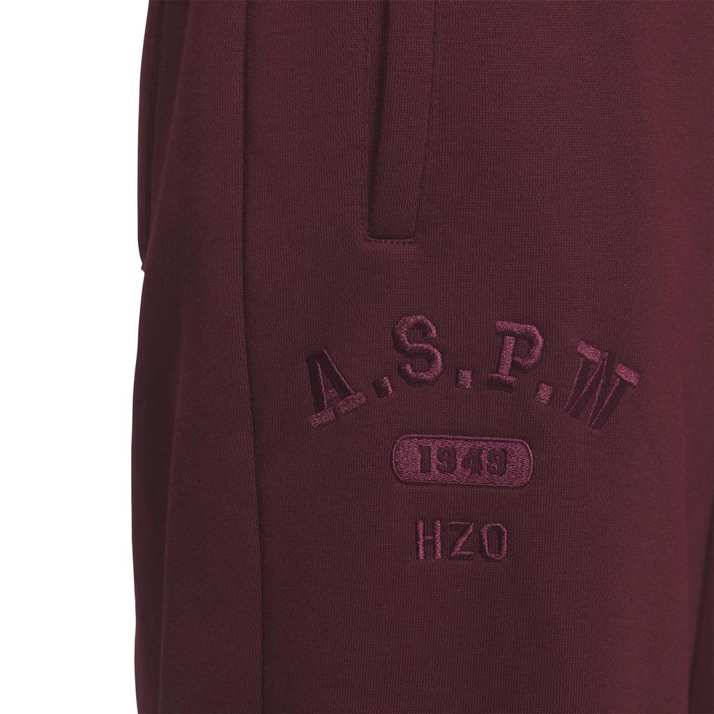 Adidas KTX46 Sweat Pants College Loose Fit Fleece Pants Maroon L Women's (JG3823)