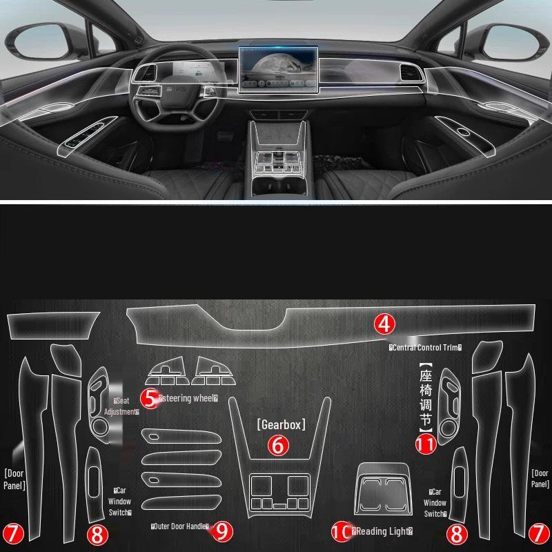 BYD Sea Lion 07 EV Dashboard & Gear Shift Protection Film Set for 25 Models