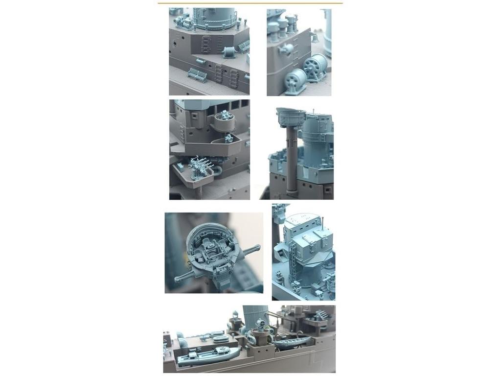 Bunker Studio HMS Naiad Detail Up Set Trumpeter Plastic Model Parts BSTWS35366 1/350 (for 05366) (Ship)