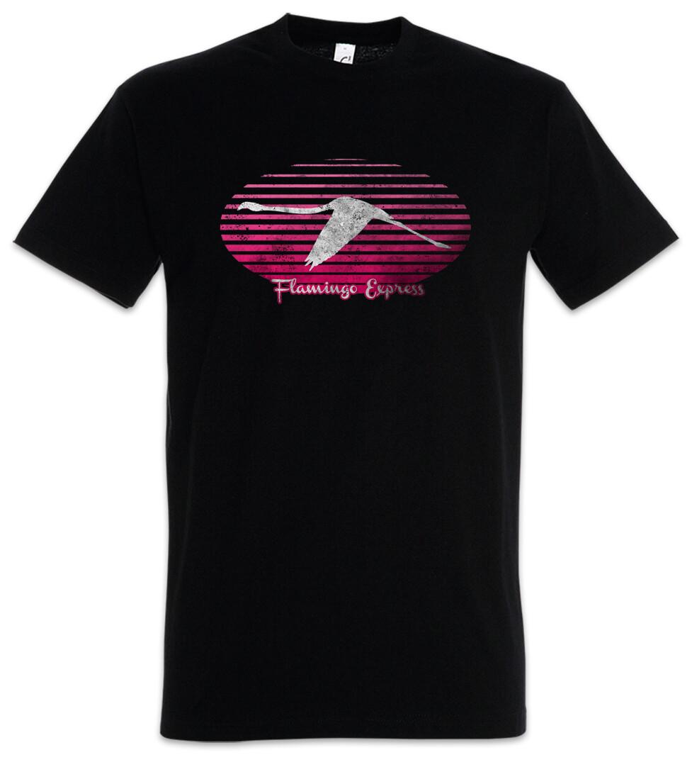 Flamingo Express Mens T-Shirt Mens Womens Tees Top Heart Heart Flamingo Heart Love Love Unicorn S