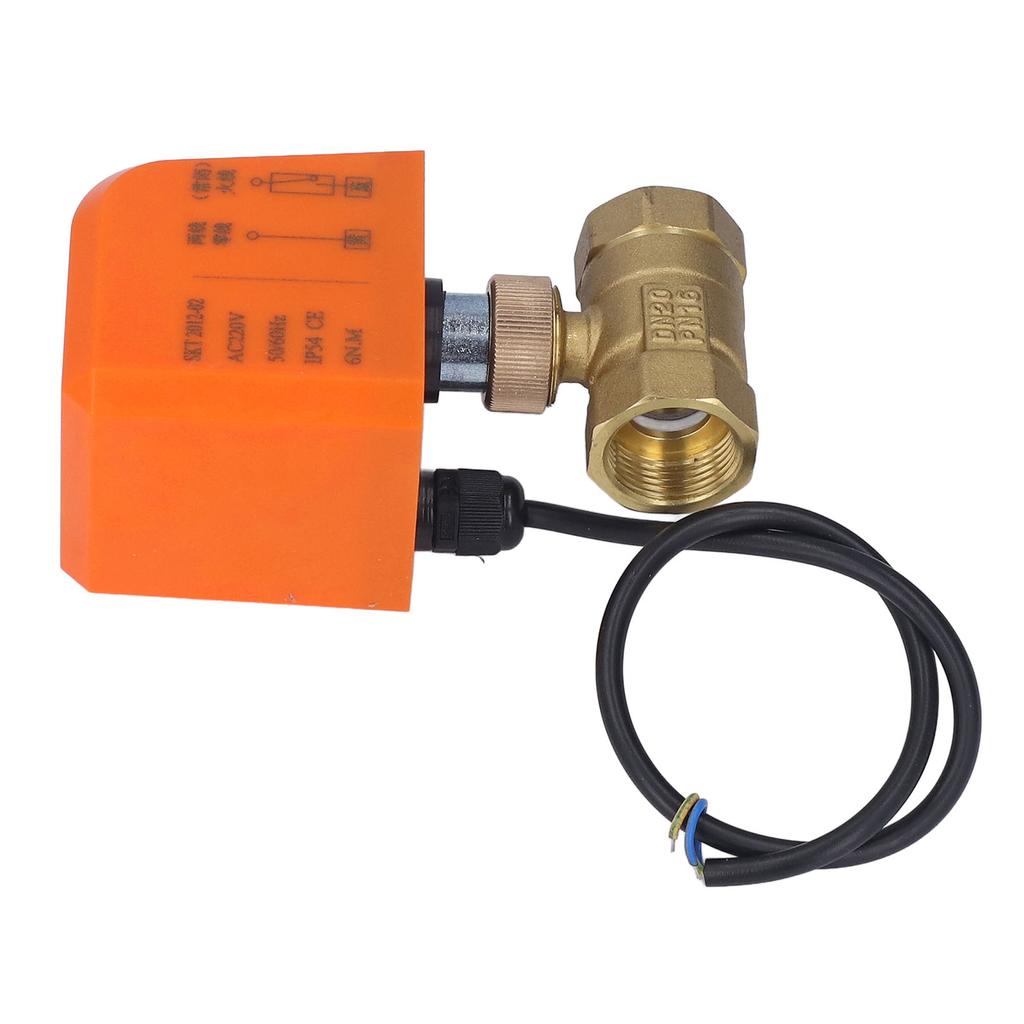 Motoriserad kulventil Elektrisk 2-vägs Normalt stängd DN20 AC220V Industriella tillbehör