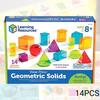 Transparente Geometrische Bausteine Für Kinder Lernmaterialien Lr Baby Mathe Spielzeug