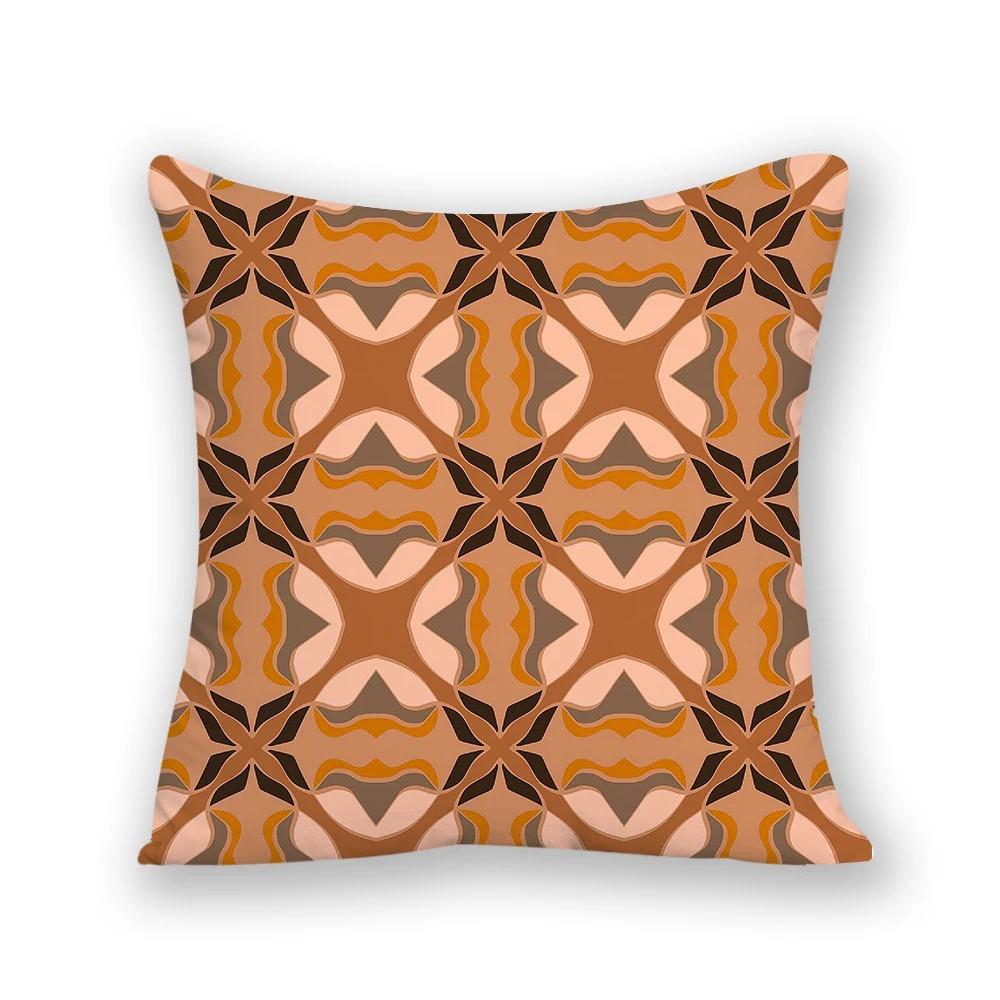 Juste de coussin imprimée à rayures simples, taie d'oreiller élégante, canapé de bureau, voiture, décoration d'intérieur de luxe