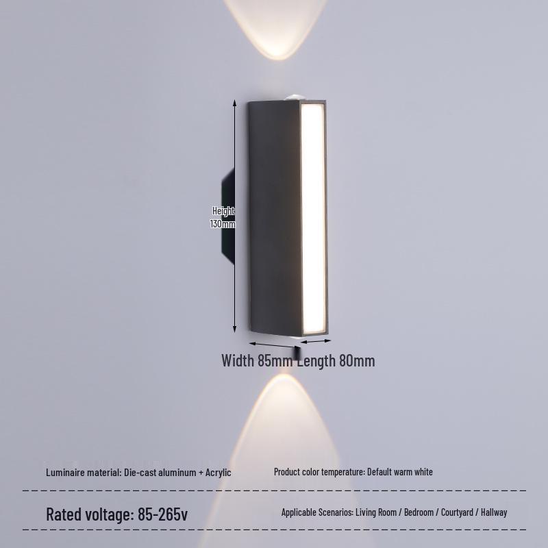 Modern LED Waterproof Outdoor Wall Lamp – Creative Design for Corridor