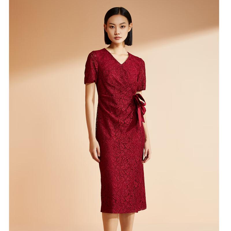 

Платье миди Iveni Elegant Slim-Fit XEOQ838 M