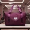 Travel Duffel Bag with Trolley Sleeve Waterproof Wet Compartment Large Capacity for
