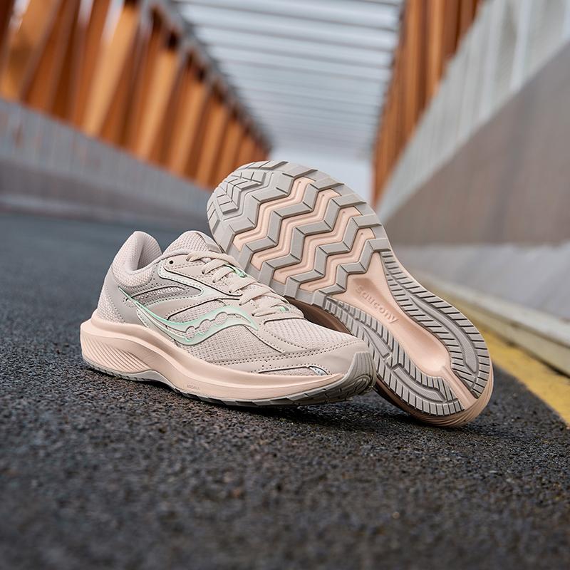 Saucony Cohesion 17 Cushioning Running Training Low-Top Entry-Level Daily Running Shoes Women sneaker Light-Pink S10943-207