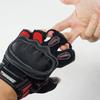 Motorcycle Protective Half Finger Size RR8362BK3 ROUGH&ROAD Gloves, Black, L,