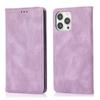 iPhone 17 Pro Max Magnetic Leather Flip Case in Pure Black