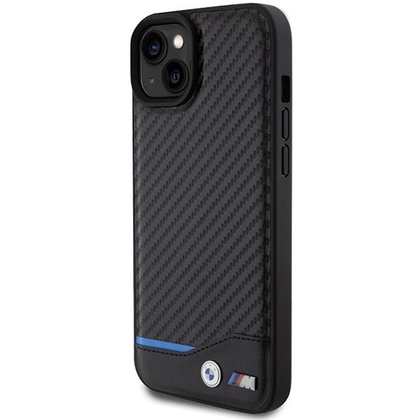 BMW Bmhcp15M22Nbck Iphone 15 Plus / 14 Plus 6.7 Czarny/Black Leather Carbon