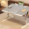 Adjustable Foldable Desk Minimalist Student Writing Table for Dorm Home Bedroom Window Laptop & Office Small Table