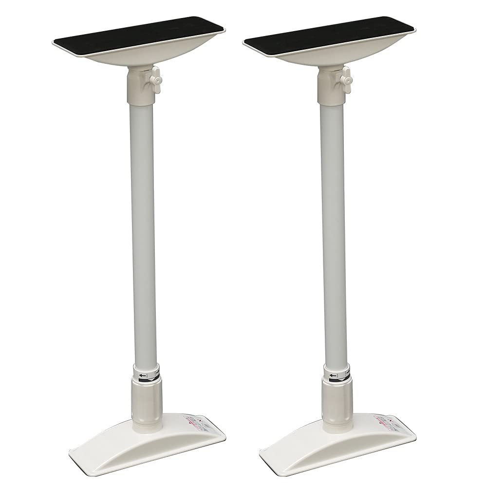 Iris Ohyama KTB-60 Furniture Anti-Tip Telescopic Rod, Large, 60-100cm High, White, Disaster Preparedness Supplies, Set of 2