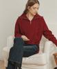 ZEROSTREET [7 Colors] Ribbon Zip-Up Sweater