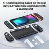 For NS 2 Accessories Set, Ergonomic Grip & Protective Case, Split Design for Handheld / Controller Mode, 360° Full Coverage, Black