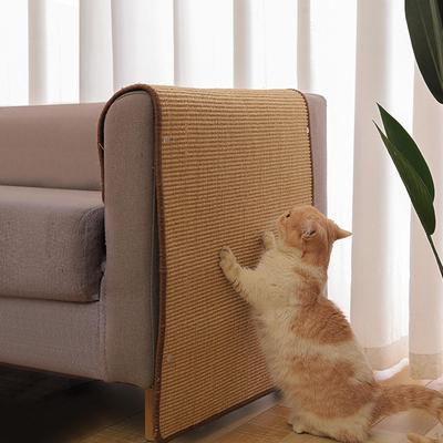 Sisal Cat Scratch Mats Rug Pad Grinding Claw Toys Wall Mounted Protect Carpets for Carpet
