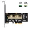 M.2 NVME SSD To PCIE  X1 X4 Adapter Card 2280 SSD PCIe 3.0 4.0 Expansion Card for Desktop PC PCI-E GEN4 16Gbps Full Speed