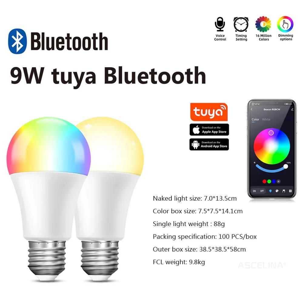 

LED Bulb RGB Smart WIFI/Bluetooth Cell Phone Remote Control Dimmable 9/15W Lights Bedroom Ballroom Bar Club Indoor Led Lighting 1 pcs