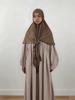 145*145cm Stor Storlek Jersey Modal Fyrkantig Sjal Stretchig Muslimsk Instant Hijab Lager Khimar Eid Islamiska Kvinnor Bön Huvudduk