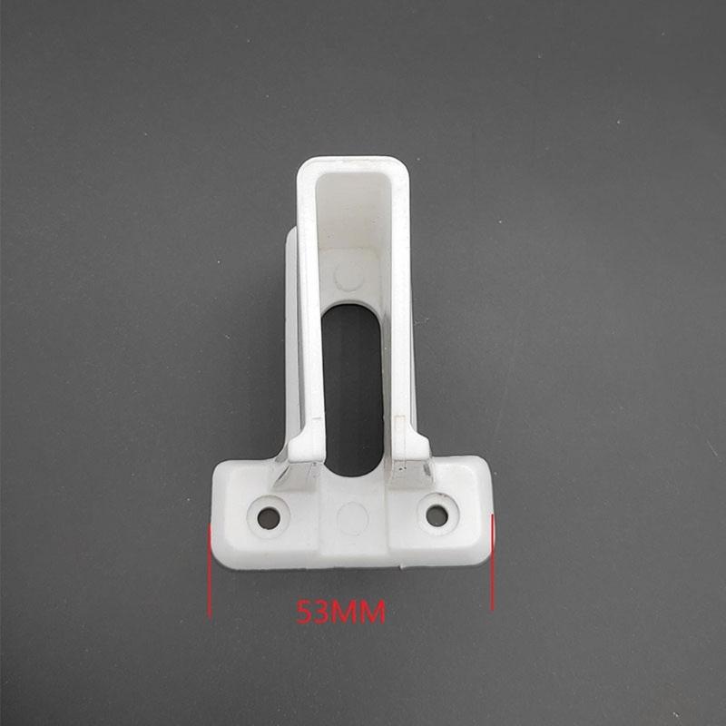 Pack of 6 Sturdy Plastic Wall Mount Brackets for Wire Shelving Systems With 12 Screws Secure Storage Shelf Support