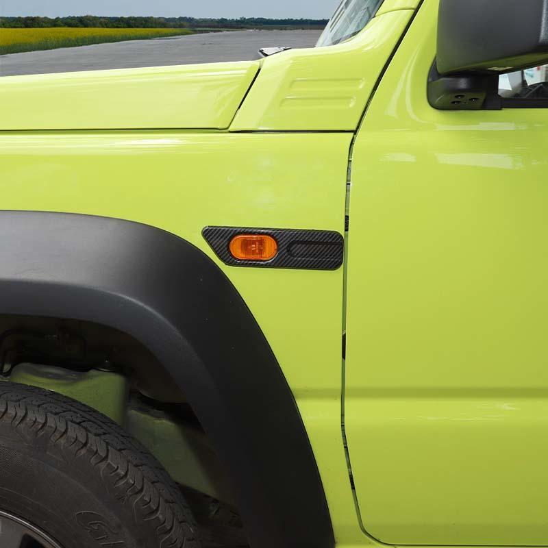 Car Fender Turn Signal Light Lamp Decoration Protective Cover For Suzuki Jimny 2019 Up Car Exterior Accessories