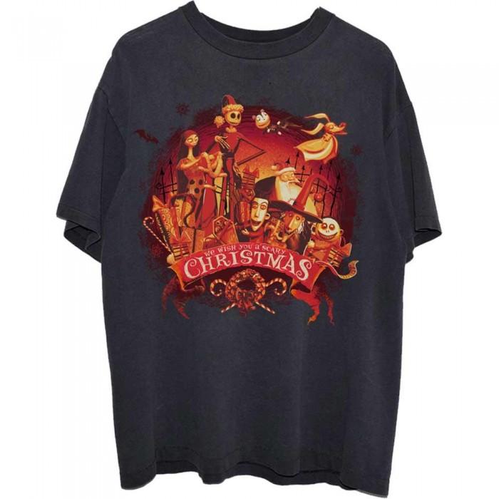 Nightmare Before Christmas Unisex Adult We Wish You A Scary Christmas T-Shirt