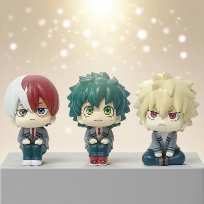 Anime Nendoroid Figures - Bakugou Katsuki Midoriya Izuku Todoroki So Toga Himiko - Collectible Model Toys for Kids Car Play