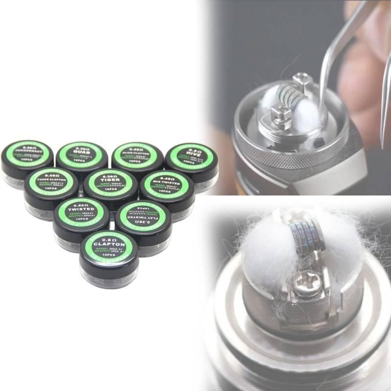 Alien Clapton Coil Rda Heating Wire For Vape Enthusiasts Fueling Cloud Chasing