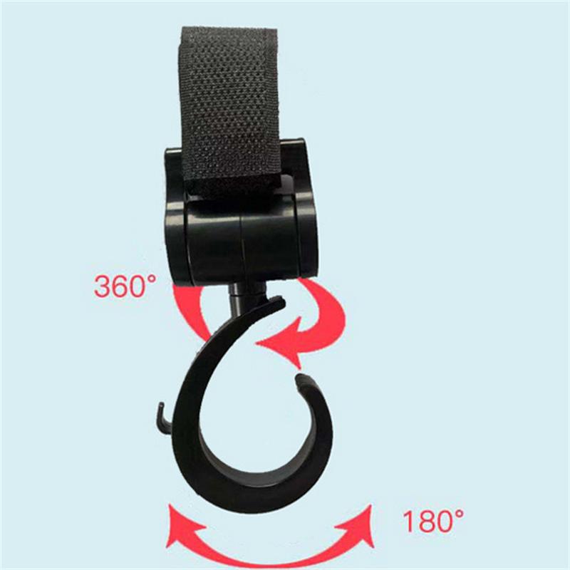 1/2/4PCS Pram Hook Baby Stroller Accessories Shopping Prop 360 Degree Rotating Hooks Stroller Hooks for Hanging Out Bicycle Hook