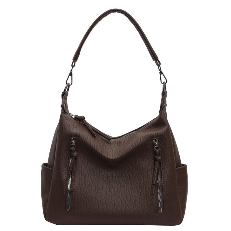 Ielgy High-End All-Match Messenger Bag Trendy Fashion Tote Bag Large-Capacity Portable Commuter Bag