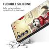Cute cartoon cat illustration Phone Case For Samsung Galaxy S26 S25 S24 S23 S22 S21 S20 Ultra Plus FE 5G Black Soft TPU