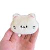 Cartoon Animal Head Kitten Plush Doll Brooch - DIY Clothing and Packaging Decoration
