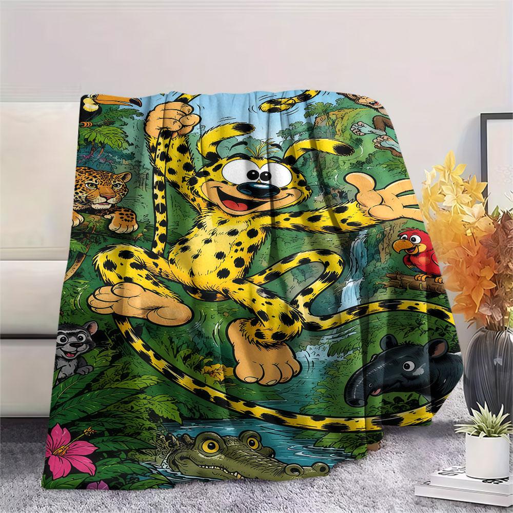 Marsupilami Blanket, High Quality Comfortable for All Seasons, Home Decor, Warmth and Comfort