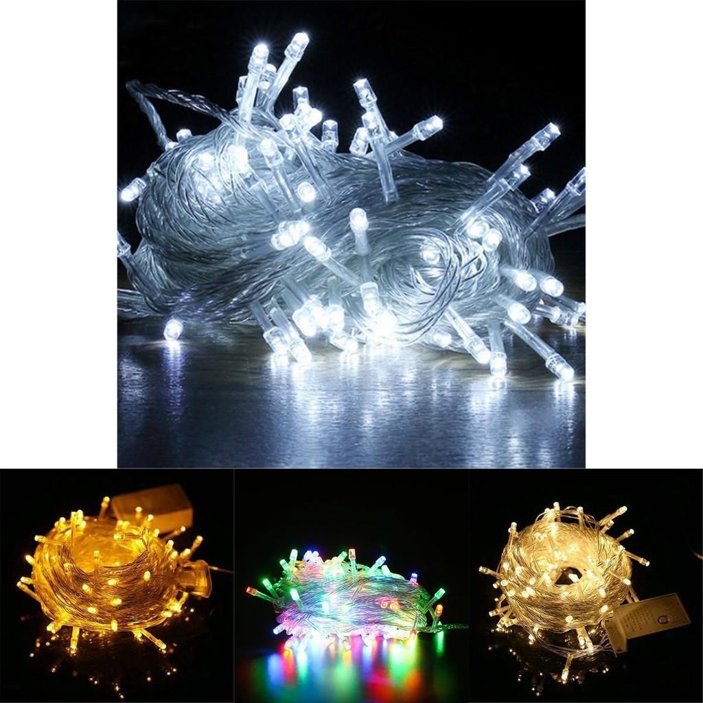 Dazzling 10m 100leds Multi-color Fairy String Lights Ideal For Weddings And Holiday Celebrations