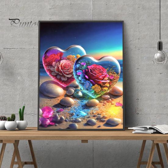 5D Swan Love Diamond Painting Full Drill Resin Mosaic Rhinestone Embroidery Craft Kits for Home Wall Decor Gift