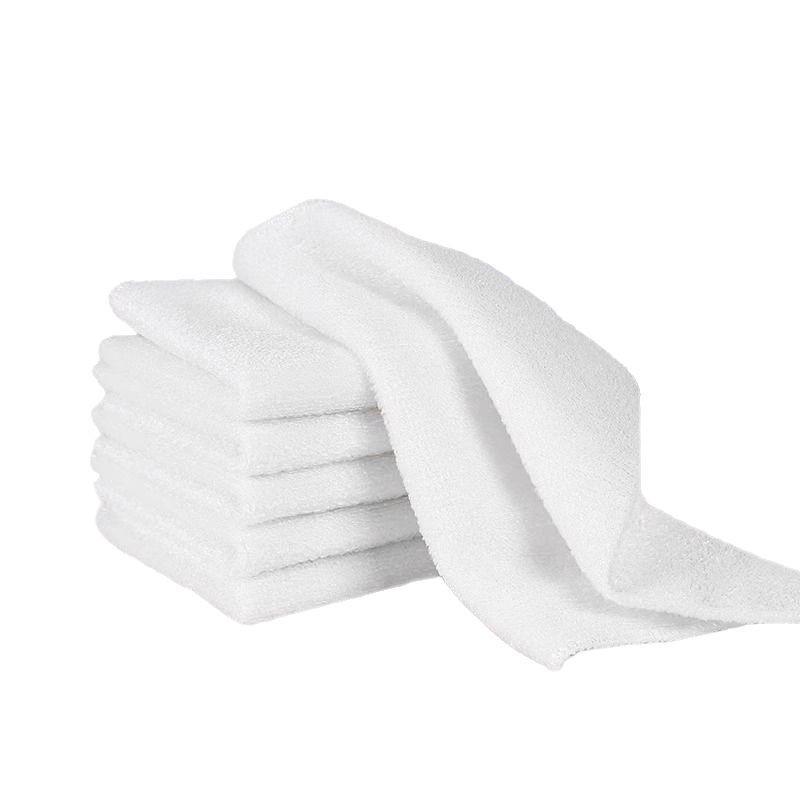 Non-Stick Bamboo Fiber Dishcloth & Brush: Absorbent, Degreasing Kitchen Cleaning Pad.
