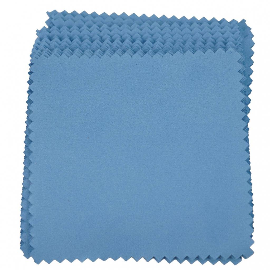 20PCS Cleaning Cloths Car Coating Lint-Free 10*10 Cm Blue Soft Shed-less Automotive