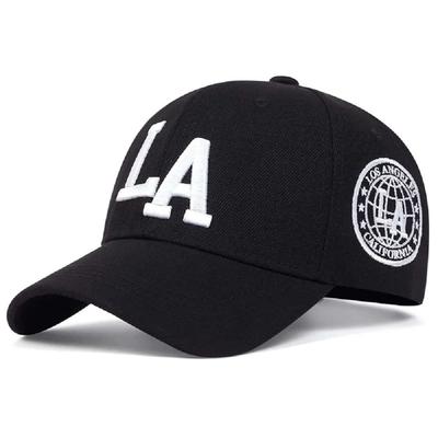Fashion Cotton LA Embroidery Baseball Caps Spring and Autumn Outdoor Adjustable Men Women Casual Snapback Hats Sunscreen Hats