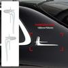 2pcs Car Left Right Side Fender Badge Sticker For Mercedes Benz W212 W213 W205 AMG W177 V177 W247 W176 X253 W166 A C E R M Class XK2