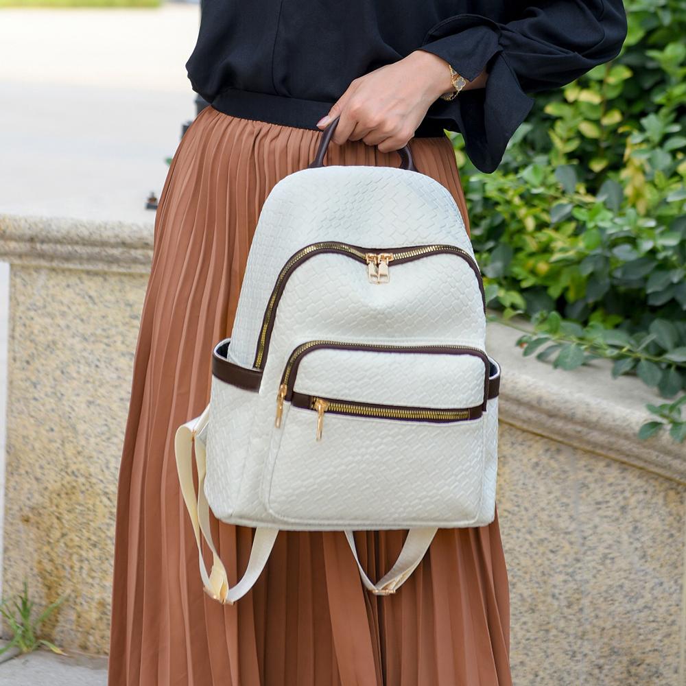 Rucsac de damă din piele moale Rucsac multifuncțional de mare capacitate