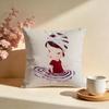 Stylish YYoshitomo Naraes Cushion Cover Stylish Washable Pillow Cover Ideal for Couch Bedroom Car Decoration