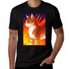 Firestar Print Tshirt Relaxed Fit Casual Short Sleeve Top