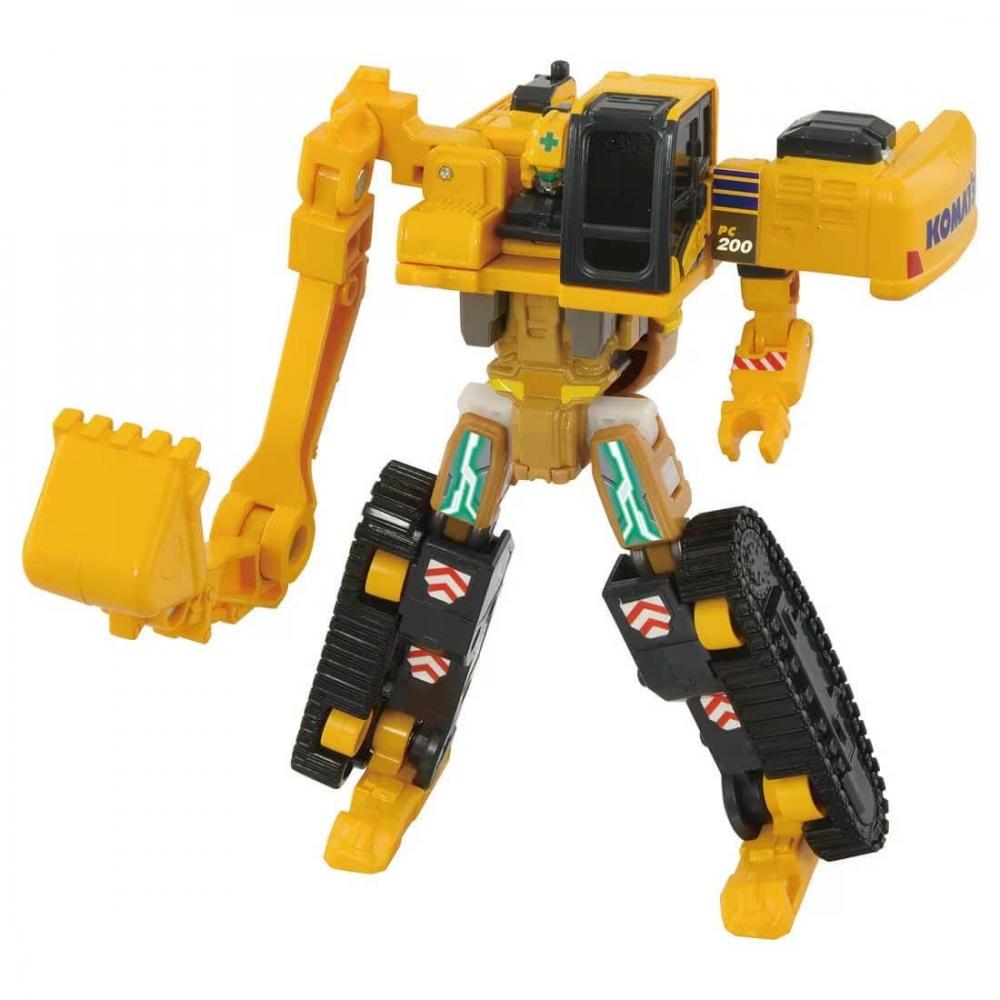 Tomica Tomica Job Laborer Tjb06 Build Braver Komatsu Hydraulic Excavator Pc200