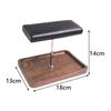 Watch Display Stand Jewelry Storage Rack PU Leather T Bracelet Holder for Studs Rings