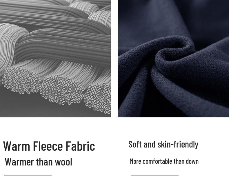 2025 Windproof Fleece Vest - Velvet-Lined, Thick, Warm, Stand-Up Collar, Sleeveless for Autumn & Winter